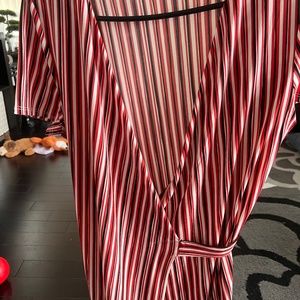 Mango wrap midi dress